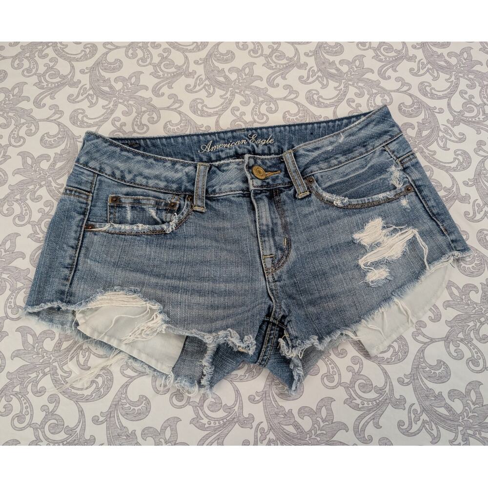 american eagle denim cutoffs shorts